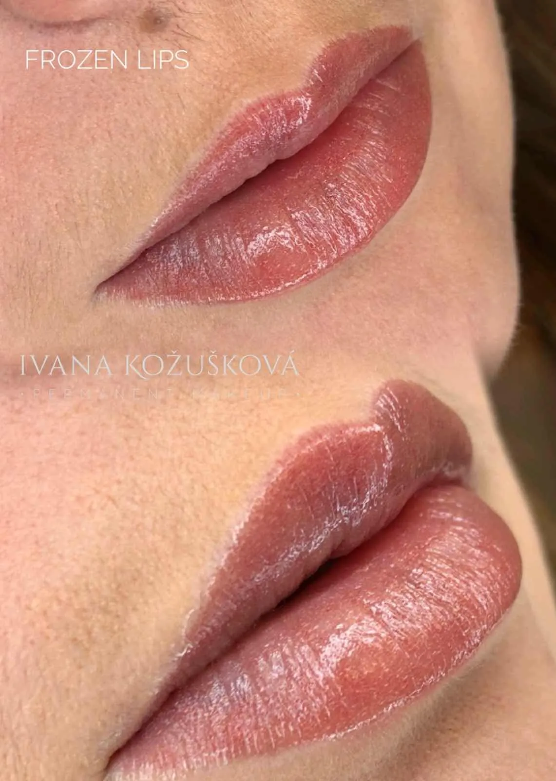 Permanentní make-up rty - frozen lips
