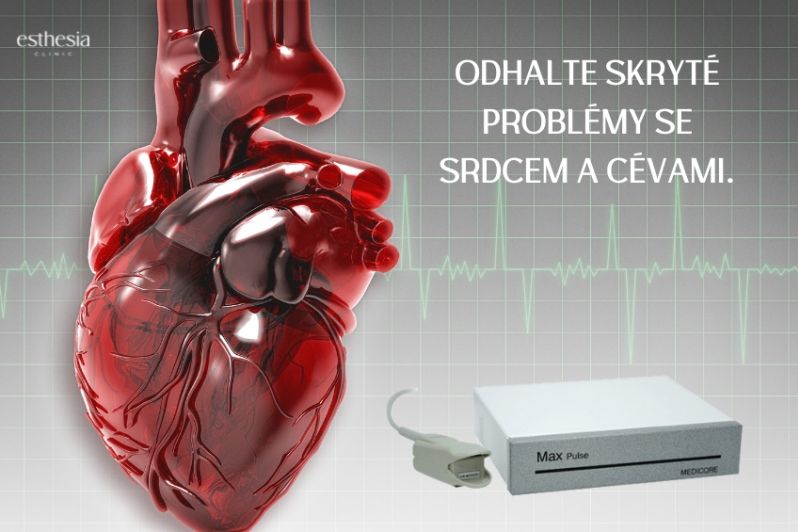 Diagnostika MaxPulse - srdce, cévy, stresová odolnost